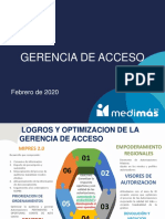 Avances Gerencia Acceso 10022020