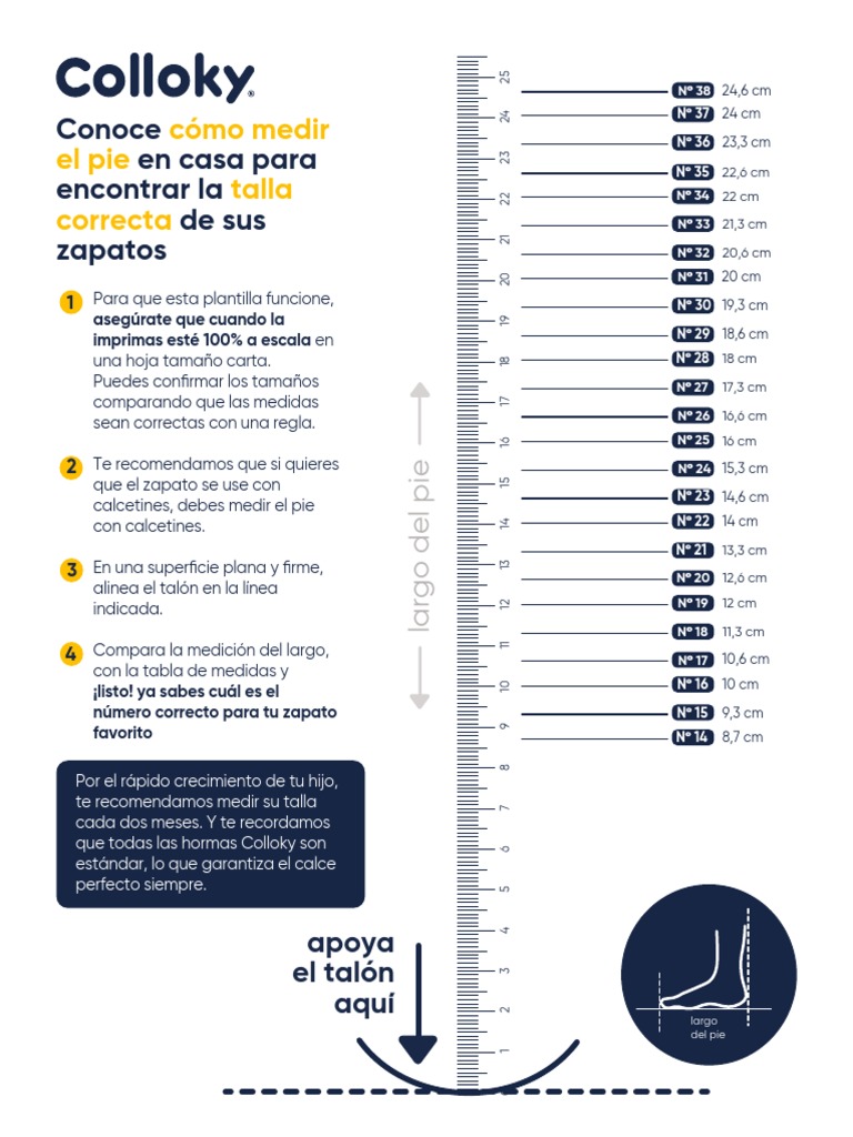 Plantilla Calzado Colloky | PDF | Ocio | Deportes, image size:768x1024
