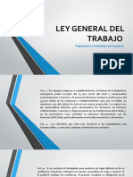 Ley General Del Trabajo