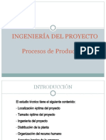 Ingenieria Del Proyecto - Proceso de Produccion