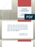 Patient Assessment - MaxFac I Dr. Yasmeen Janzeer PDF