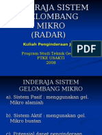 B-8 Inderaja GEL-MIKRO  RADAR