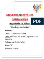 Aplicación de Mecánica de Fluidos en La Ingeniería