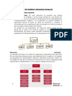 Tipos de Diseños Organizacionales