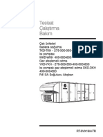 Tesisat Calistirma Bakim - Cati Uniteleri Sadece Sogutma TKD-TKH - 275-300-350-400-500-600 Isi Pompasi WKD-WKH 400-500-600 G