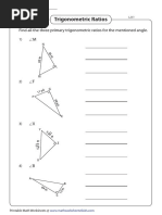 Trigonometry - Primary Trigonometric Ratios - All Level2 All PDF