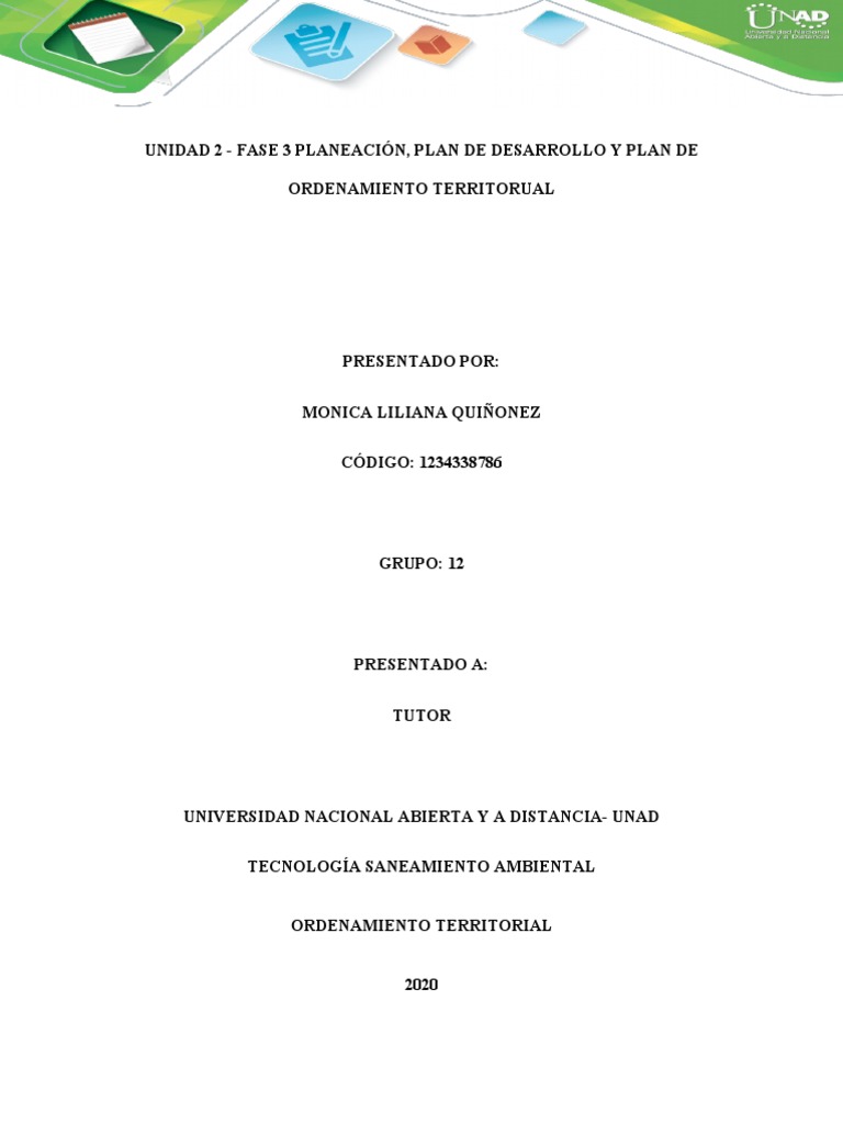 Qué Es El POT PDF Desarrollo sostenible Planificación