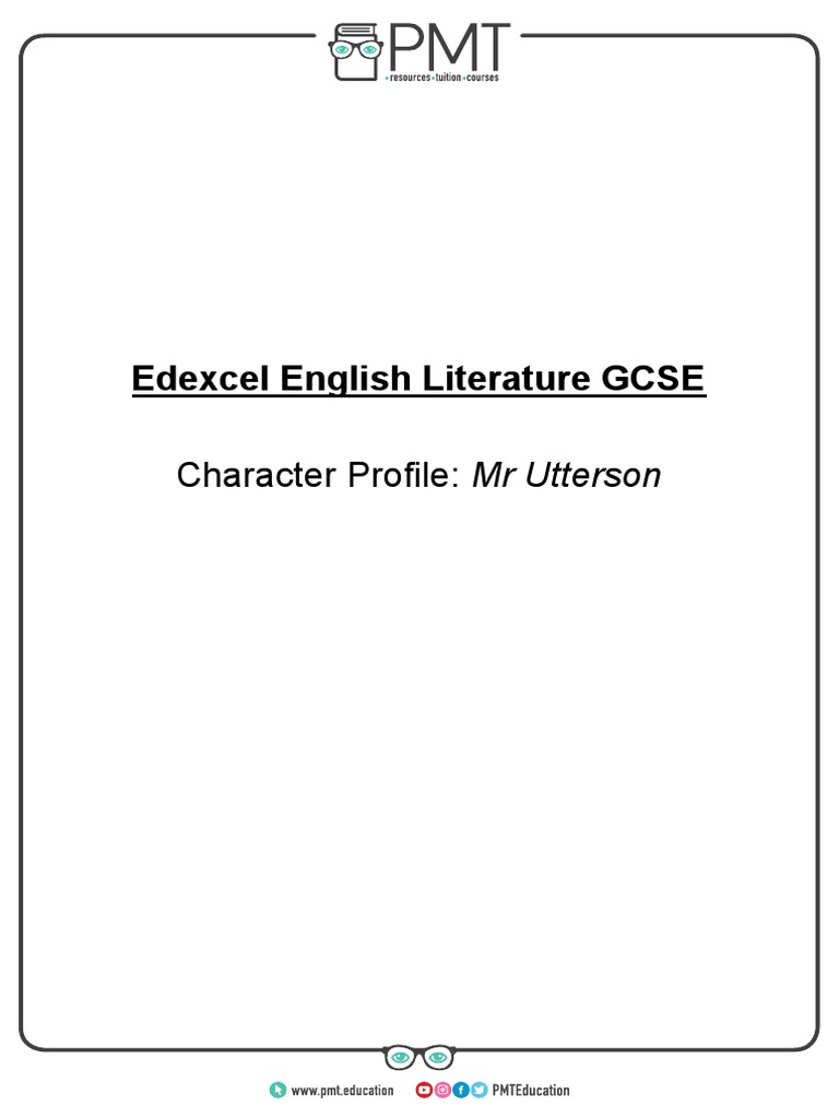 MR Utterson PDF Strange Case Of Dr Jekyll And Mr Hyde