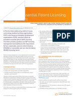 Standard-Essential Patent Licensing Management (W-018-5967)