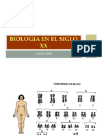 Biologia en El Siglo XX - Xxi 2018