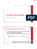 Prak. SBD 2 - Store Procedure