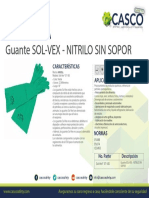 Guante SOL VEX NITRILO SIN SOPOR 37 185 10