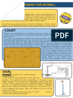 Equipment For Netball: BA LL