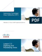 Optimizing Converged Cisco Networks (Ont) : Module 2: Cisco Voip Implementations