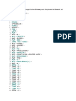 Witcher 2 Keyboard Controls Guide | PDF | Input/Output | Writing Implements