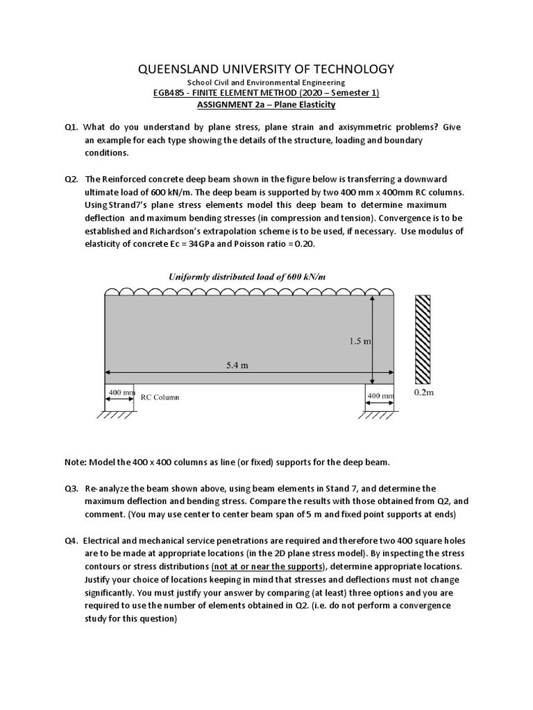 Finite Element Analysis of Civil Structures | PDF | Beam (Structure ...