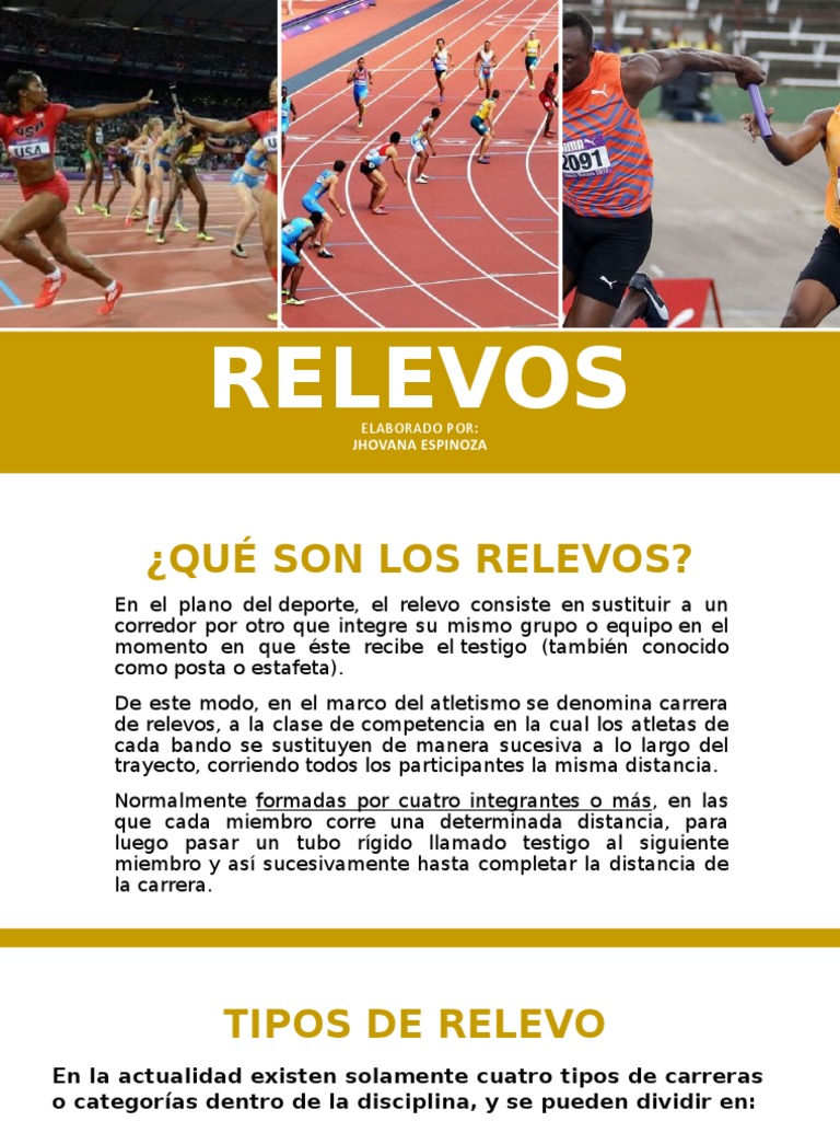RELEVOS | PDF | Deporte del atletismo | Juegos Olímpicos de verano