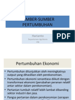 Kuliah 4 - Sumber2 Pertumbuhan