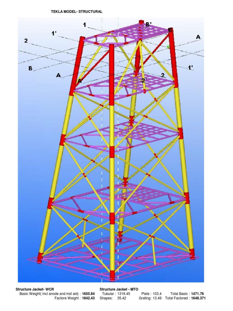 Tekla Model-Structural | PDF