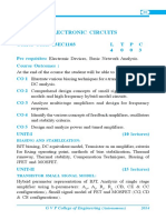 ECE Electronic Circuits Course