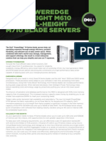 Dell Poweredge Half-Height M610 and Full-Height M710 Blade Servers