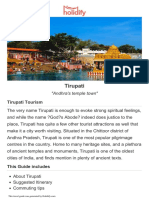 TIRUPATI Tourist Guide PDF