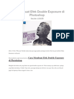 Cara Membuat Efek Double Exposure Di Photoshop PDF