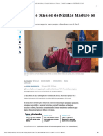 El entramado de túneles de Nicolás Maduro en Caracas - Unidad Investigativa - ELTIEMPO.COM
