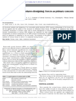 Removable Partial Dentures Designing: Forces As Primary Concern