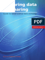 Preparing Data For Sharing: Guide To Social Science Data Archiving