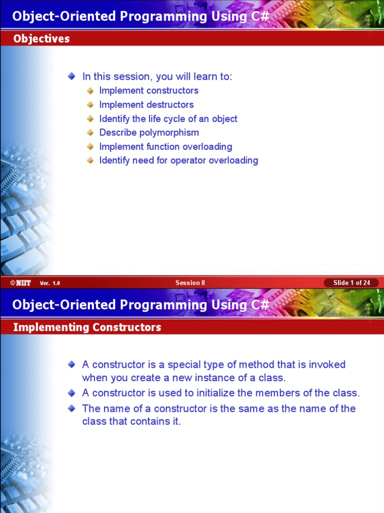 Object-Oriented Programming in C# | PDF | Method (Computer Programming ...