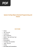 System Verilog Object Oriented Programming and Classes