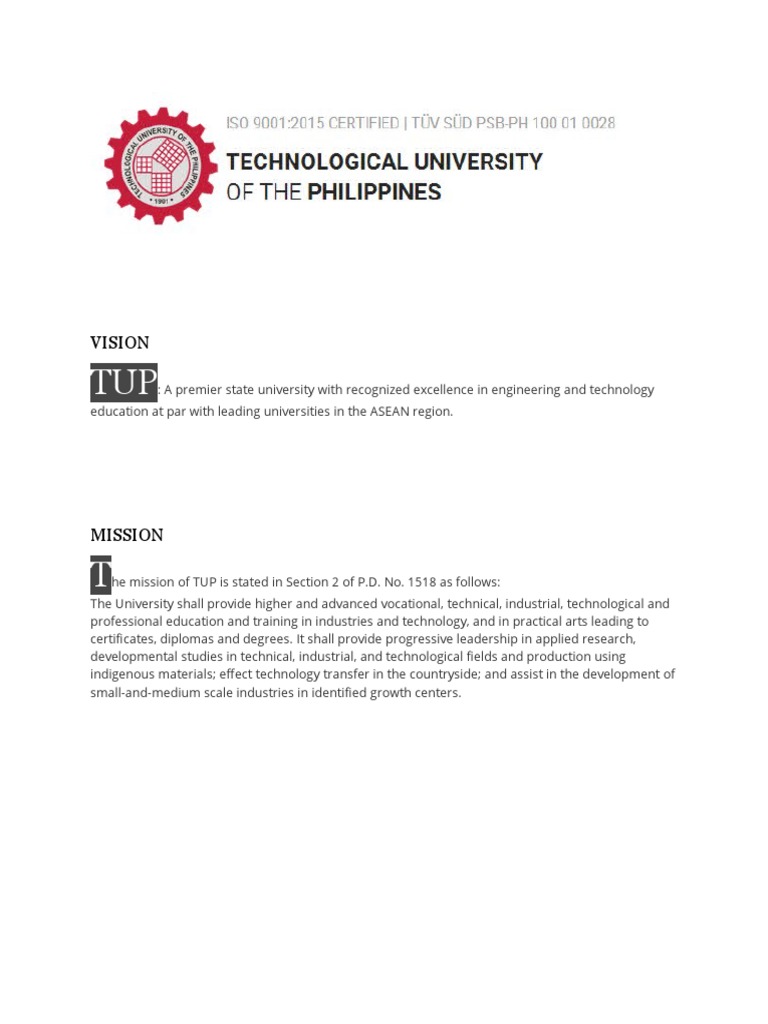 Vision Mission | PDF