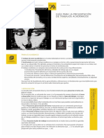 TAV - Guía para Presentación de Trabajos Académicos PDF