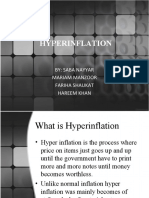 Hyperinflation: By: Saba Nayyar Mariam Manzoor Fariha Shaukat Hareem Khan