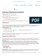 Overview of Mechanical Ventilation - Critical Care Medicine - Merck Manuals Professional Edition