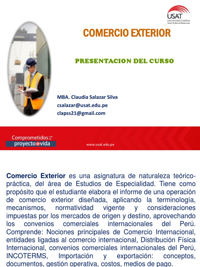 Presentación Curso - Comercio Exterior | PDF | El comercio ...