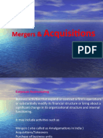 Mergers &: Acquisitions