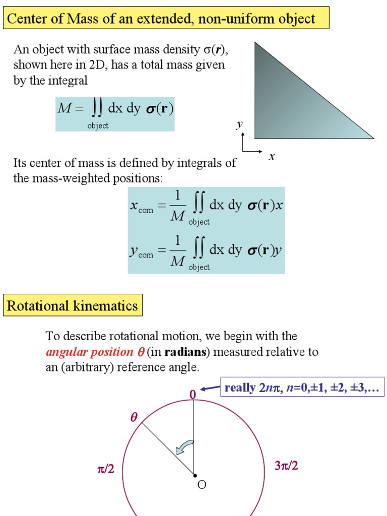 Rotational Kinematics and Moment of Inertia | PDF | Rotation Around A ...