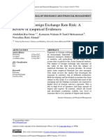 Exposure To Foreign Exchange Rate Risk: A Review of Empirical Evidences