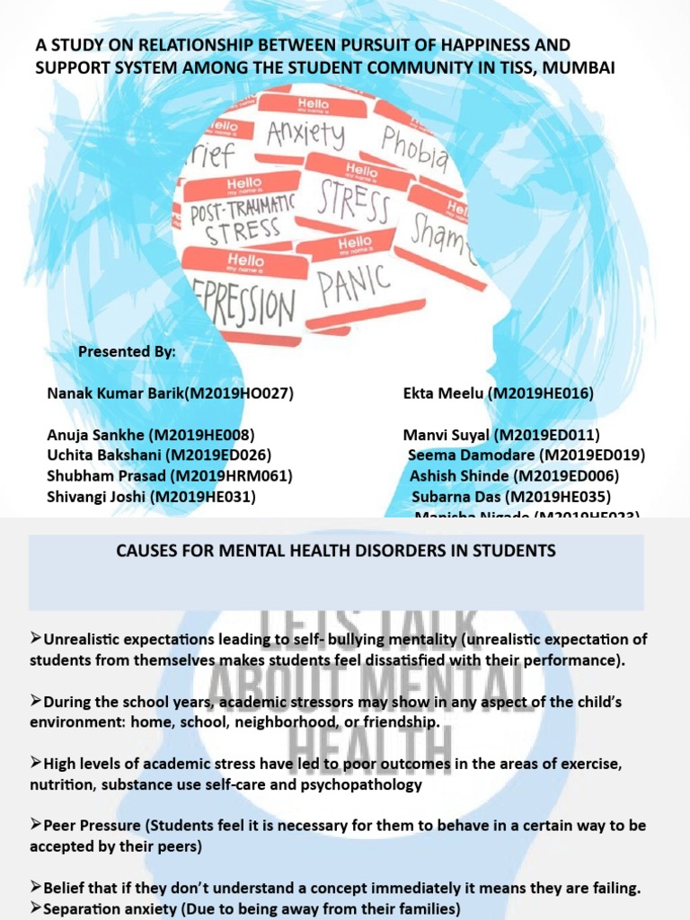 CMH Group FINAL | PDF | Mental Disorder | Psychotherapy