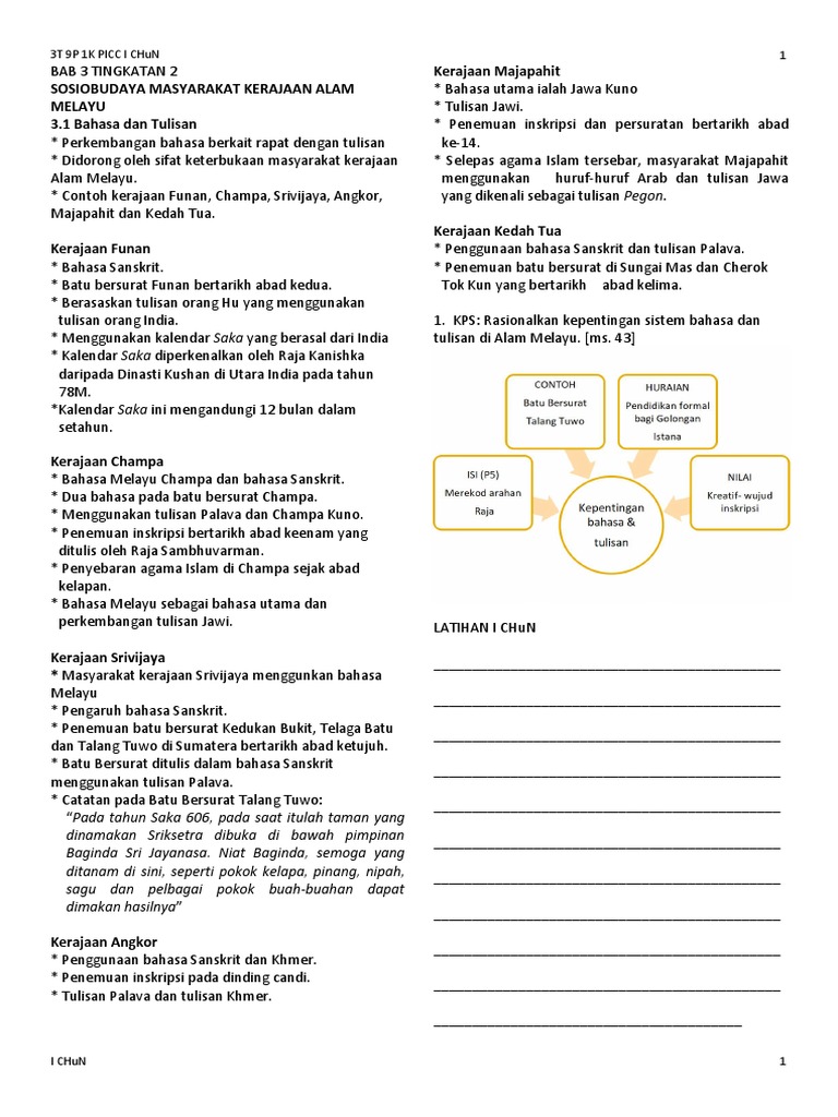 Bab 3 Tingkatan 2  PDF