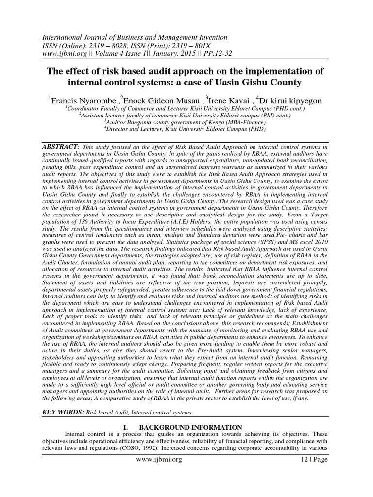4 PDF | PDF | Internal Audit | Internal Control