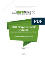 JSC "Zaporizhstal" (Ukraine) : Company's Business Profile