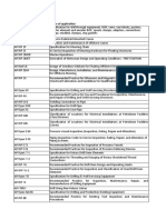 Reference Standards Scope of Application