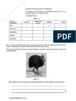 Characteristics & Classification of Living Organisms 2 QP PDF