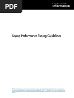 Sqoop Performance Tuning Guidelines