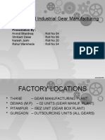 Automotive and Industrial Gear Manufacturing