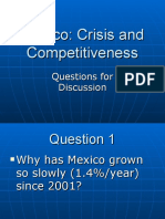 Mexico: Crisis and Competitiveness