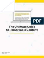 Ultimate Guide To Remarkable Content